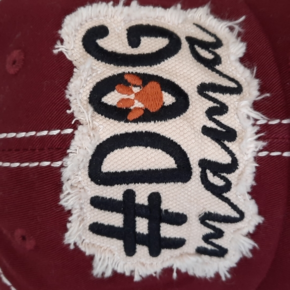 #Dog Momma Baseball Hat Cap Headwear Vintage Look KBETHOS NWT Burgundy - Picture 2 of 10